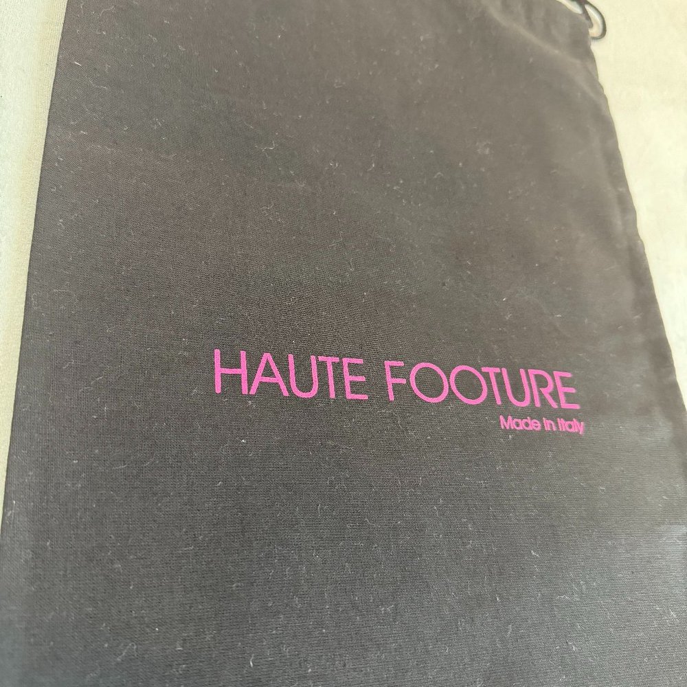 🌟 Haute Footure Black Dust Bag - 14in x 10.5in 🌟